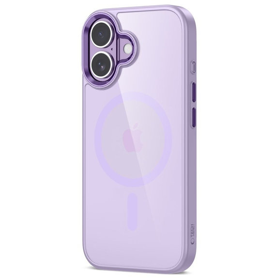 Hülle MagMat MagSafe für iPhone 17, Lavender/Clear, Tech-Protect