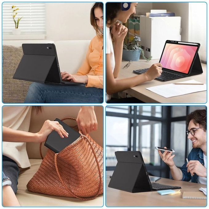 Hülle Sc Pen + Keyboard für Samsung Tab S11 11.0 X730 / X736B, schwarz, Tech-Protect