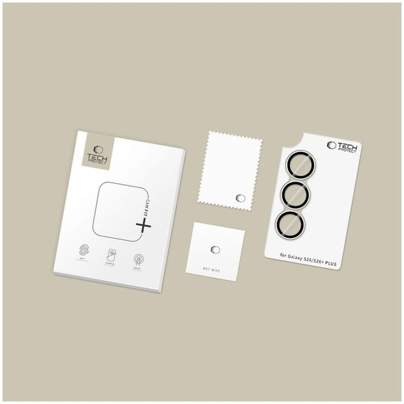 Kameraschutz Camring Fit+ für Samsung S26 / S26+ Plus, transparent, Tech-Protect