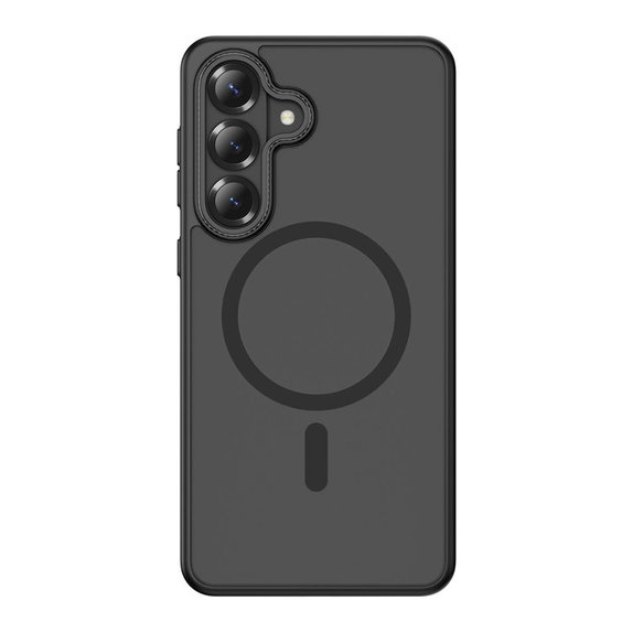 Hülle Magcam MagSafe für Samsung S26, Matte Black, Tech-Protect