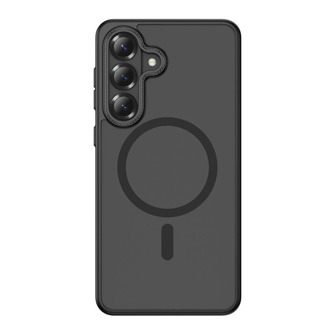 Hülle Magcam MagSafe für Samsung S26, Matte Black, Tech-Protect
