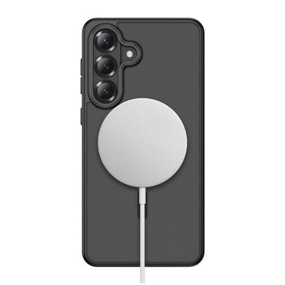 Hülle Magcam MagSafe für Samsung S26, Matte Black, Tech-Protect