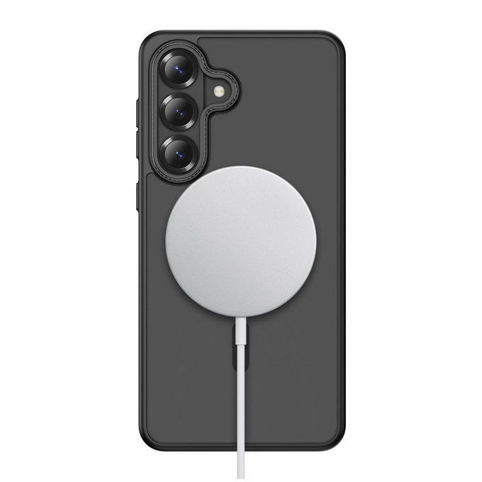 Hülle Magcam MagSafe für Samsung S26, Matte Black, Tech-Protect