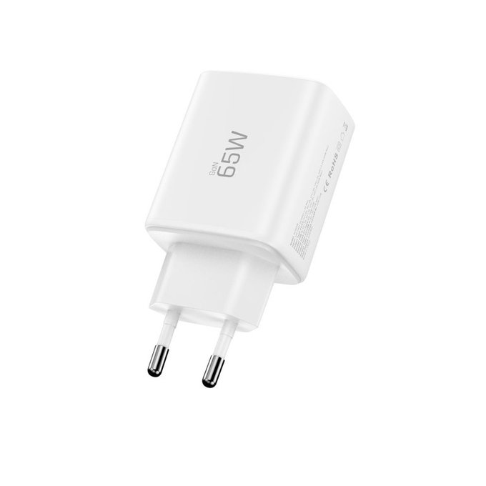 Netzladegerät NCA65W-GAN 3-PORT PD 65W / QC3.0, weiß, Tech-Protect