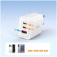 Netzladegerät NCA65W-GAN 3-PORT PD 65W / QC3.0, weiß, Tech-Protect