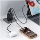 Netzladegerät NCA65W-GAN 3-PORT PD 65W / QC3.0, schwarz, Tech-Protect