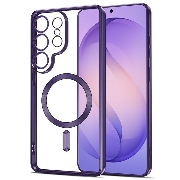 Hülle MagFlex MagSafe für Samsung S26 Ultra, Cobalt Violet, Tech-Protect