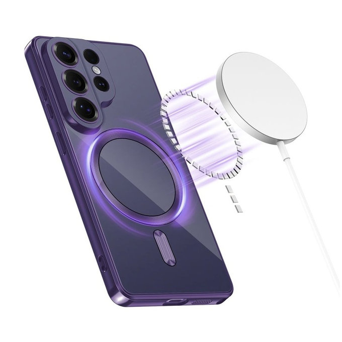 Hülle MagFlex MagSafe für Samsung S26 Ultra, Cobalt Violet, Tech-Protect