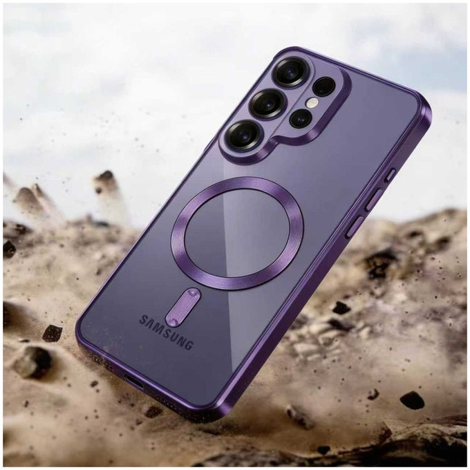 Hülle MagFlex MagSafe für Samsung S26 Ultra, Cobalt Violet, Tech-Protect