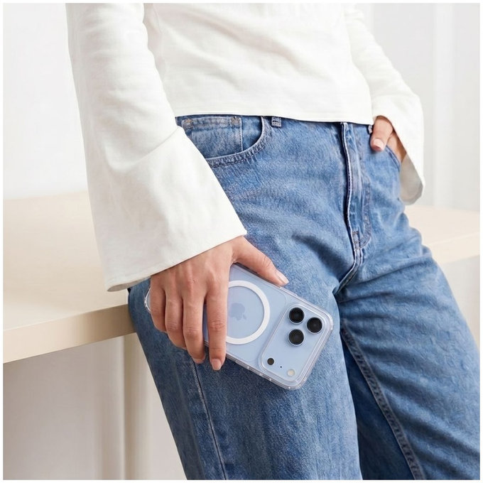 Schutzhülle FlexAir Hybrid MagSafe für iPhone 17 Pro / 18 Pro, číre, Tech-Protect