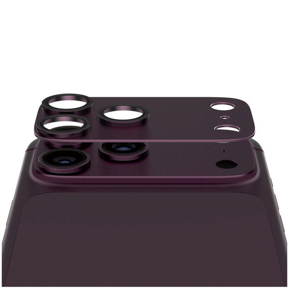 Fender Kameraobjektivschutz für iPhone 18 Pro, Dark Cherry, PanzerGlass