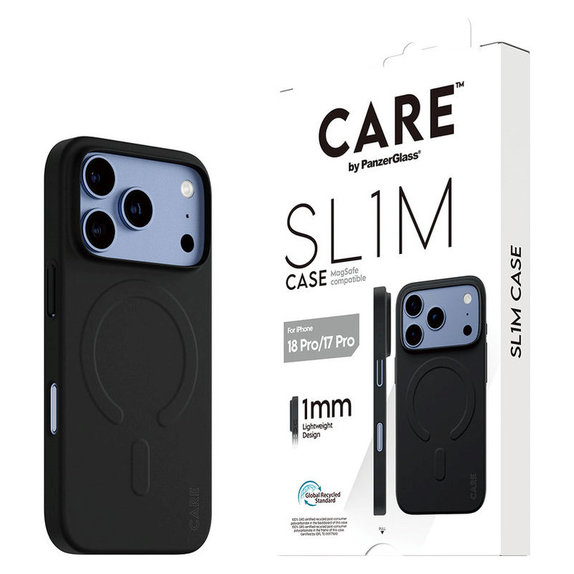 Hülle SL1M mit MagSAFE für iPhone 18 Pro/17 Pro/16e, Schwarz, PanzerGlass