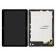 Huawei MediaPad T3 10 - LCD Display + Touchscreen Front Glas + Rahmen (Space Grey) - 02351SYF, 02351JGD, 02351JGC Genuine Service Pack