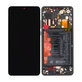 Huawei P30 Pro - LCD Display + Touchscreen Front Glas + Rahmen + Akku Batterie (Black) - 02352PBT, 02355UMW, 02354NAK, 02355UNB Genuine Service Pack