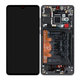 Huawei P30 - LCD-Display + Touchglas + Rahmen + Akku Batterie (Black) - 02354HLT Genuine Service Pack