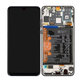 Huawei P30 Lite (2020) - LCD Display + Touchscreen Front Glas + Rahmen + Akku Batterie (Midnight Black) - 02353FPX, 02353DQU Genuine Service Pack