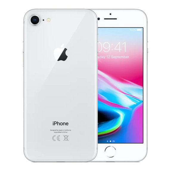 Apple iPhone 8 Silver 64GB B Refurbished