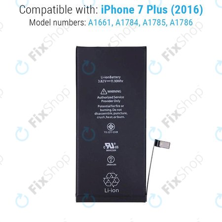 Apple iPhone 7 Plus - Akku Batterie 2900mAh Service Pack