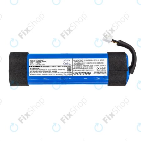 Batterie für JBL Xtreme 3, 5200mAh, Li-Ion, 7.4V, GSP-2S2P-XT3A, HQ