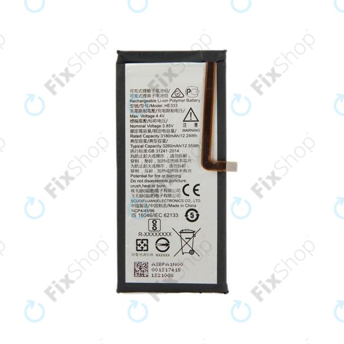 Nokia 8 Sirocco - Akku Batterie HE333 3260mAh