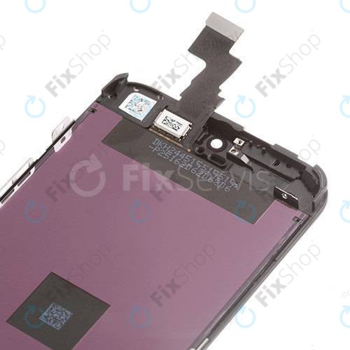 Display für iPhone 5C, Black, Touchscreen-Glas mit Rahmen