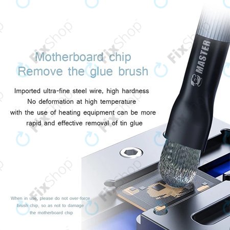 Mechanic - Stahlbürste für PCB/BGA zur Reinigung von IC-Pads & Klebstoffentfernung