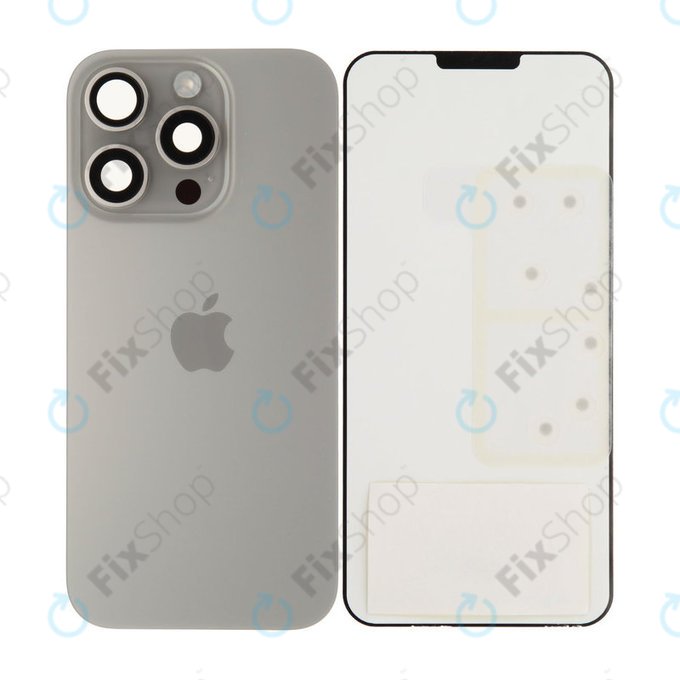 Backcover Glas für iPhone 16 Pro | Natural Titanium | 661-42725 | Genuine Apple