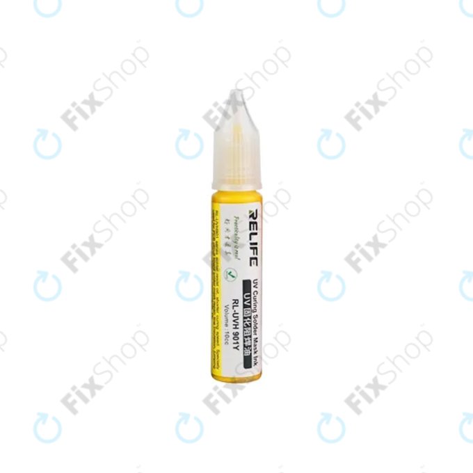 Relife RL-901Y - UV-härtbare Lötmaske - 10ml (Gelb)