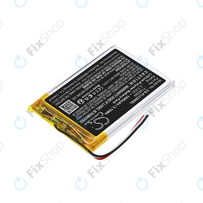 Akku batterie für FLIR C2, C3, 1000mAh, Li-Pol, 3.7V, T199369, HQ