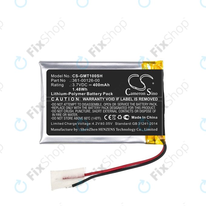 Garmin Fenix 6X, 6X Pro Solar, Tactix Delta - Akku Batterie 361-00126-00 400mAh HQ