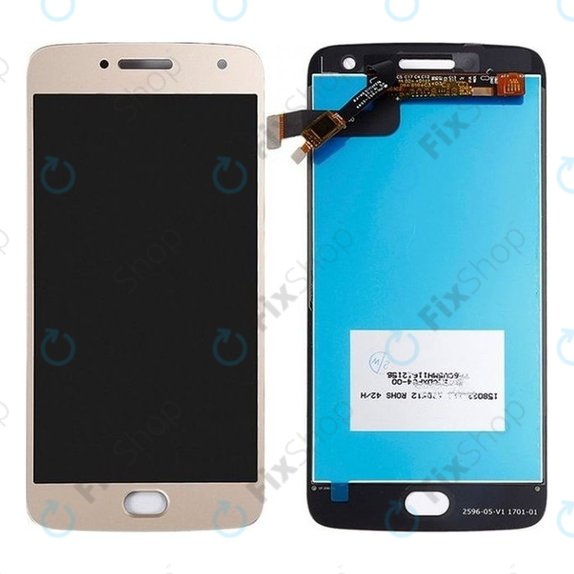 Motorola Moto G5 Plus - LCD Display + Touchscreen Front Glas (Gold) TFT