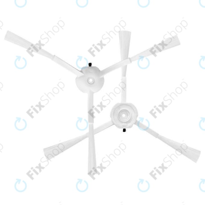 Xiaomi Lydsto W2 - Roidmi EVE Plus - Seitenbürste (Weiß) - 2Stk.