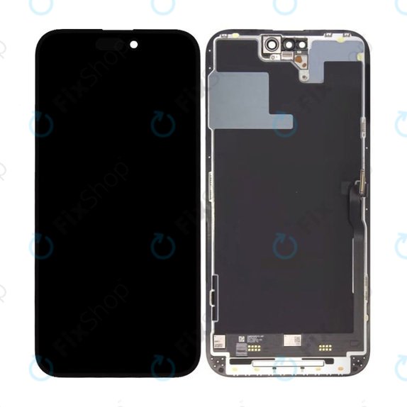 Apple iPhone 14 Pro Max - LCD Display + Touchscreen Front Glas + Rahmen Hard OLED FixPremium