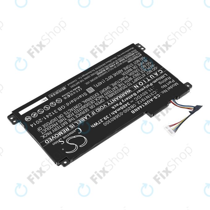 Akku batterie für Asus Vivobook 14, E510, 3400mAh, Li-Pol, 11.55V, C31N1912, HQ