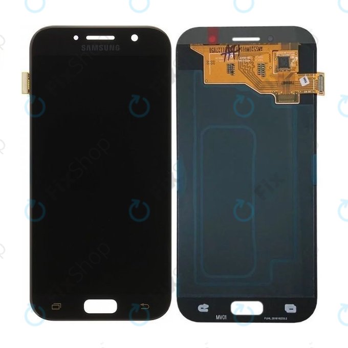 Samsung Galaxy A5 A520F (2017) - LCD Display + Touchscreen Front Glas (Black Sky) - GH97-19733A, GH97-20135A Genuine Service Pack