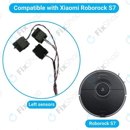 Xiaomi Roborock S7 - Sturzsensoren (Links)