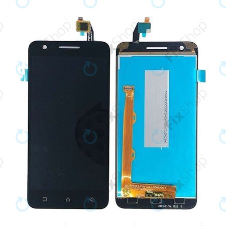 Lenovo C2 K10a40 - LCD Display + Touchscreen Front Glas + Rahmen (Black) TFT