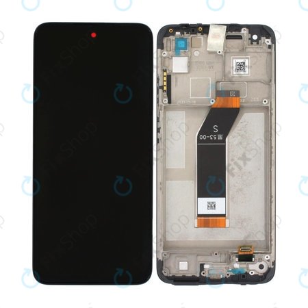 Xiaomi Redmi 10 (2022) - LCD Display + Touchscreen Front Glas + Rahmen (Black) TFT