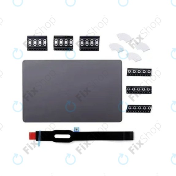 Kompletter Trackpad für MacBook Pro 16", A3403 (2024), Space Black, 661-46156, Genuine Apple