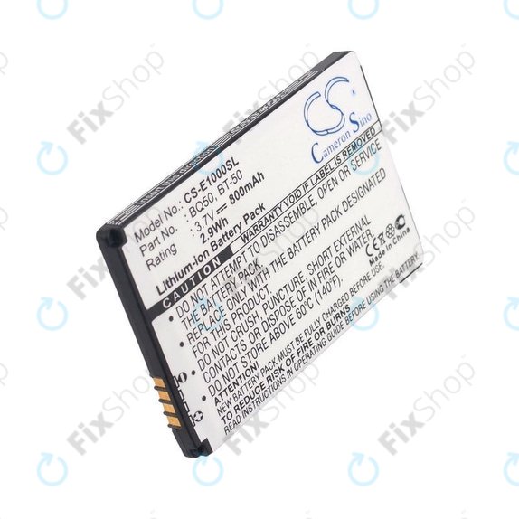 Akku batterie für Motorola Wilder, 800mAh, Li-Ion, 3.7V, BQ50, HQ