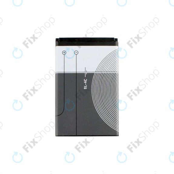 Nokia 107, 108, C2-05, X2, 1000, 2000, 3000, 5000, 6000, 7000-series - Akku Batterie BL-4C 890mAh