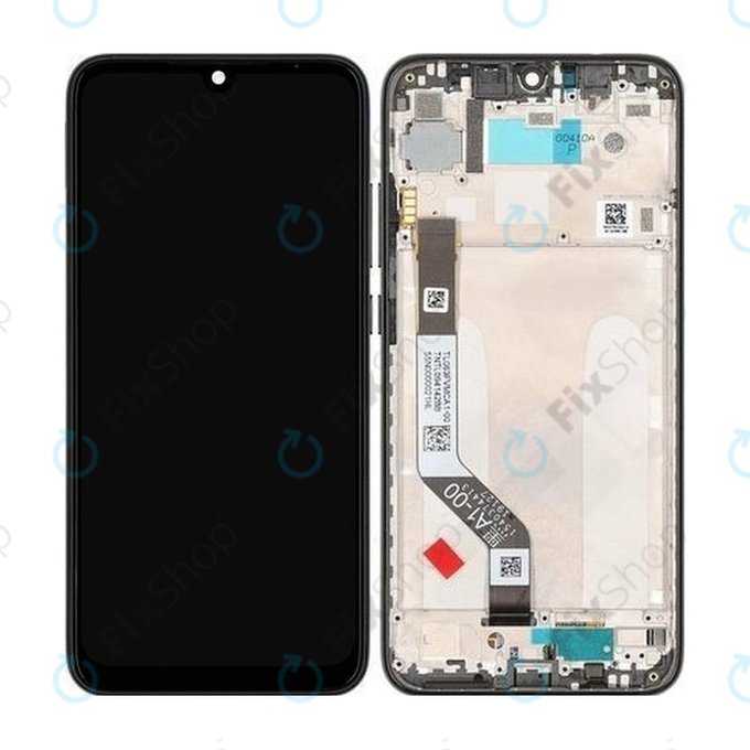 Xiaomi Redmi Note 7 - LCD Display + Touchscreen Front Glas + Rahmen (Black) TFT