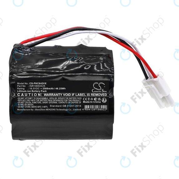 Philips PowerPro Aqua - Akku Batterie INR18650X25 Li-Ion 18.5V 2500mAh HQ