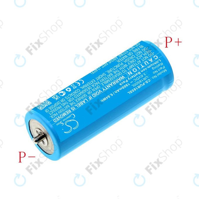 Akku batterie für Braun Silk-épil 5, Silk-épil 7, Silk-épil 9, 1900mAh, Li-Ion, 3.6V, UR18500L, HQ