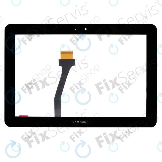 Samsung Galaxy Tab 10.1 P7500 - Touchscreen Front Glas (Black)