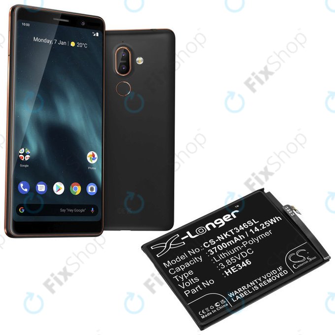 Nokia 7 Plus - Akku Batterie HE346 3700mAh HQ
