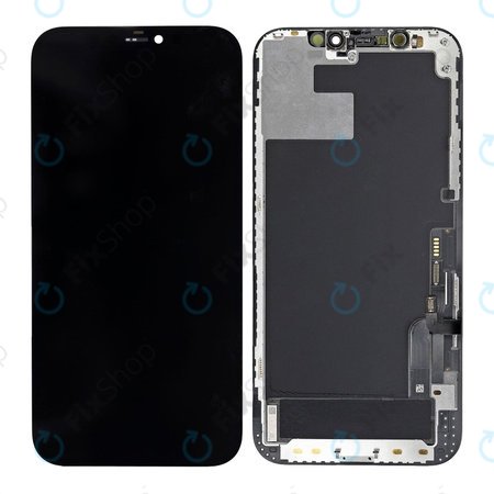 Apple iPhone 12, 12 Pro - LCD Display + Touchscreen Front Glas + Rahmen In-Cell FixPremium