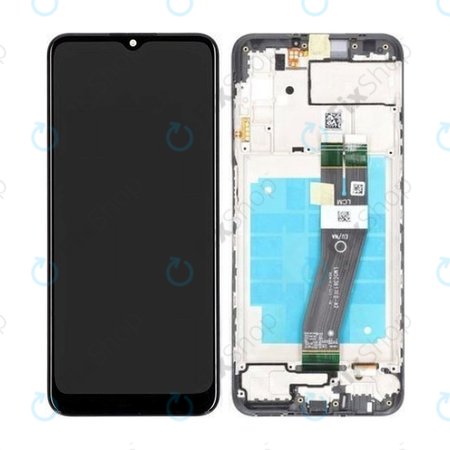 Samsung Galaxy A03s A037G - LCD Display + Touchscreen Front Glas + Rahmen (EU) - GH81-21233A Genuine Service Pack