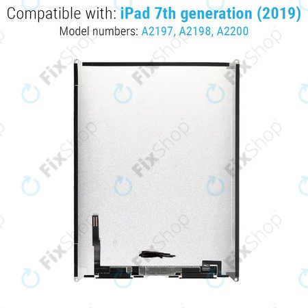 Apple iPad (7th Gen 2019, 8th Gen 2020, 9th Gen 2021) - LCD Display Refurbished