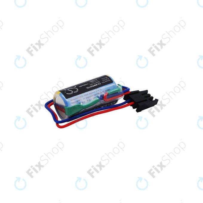 Batterie für Mitsubishi Robot Control PLC, A RH, MR, 1700mAh, Li-MnO2, 3.6V, B9670-MC, HQ